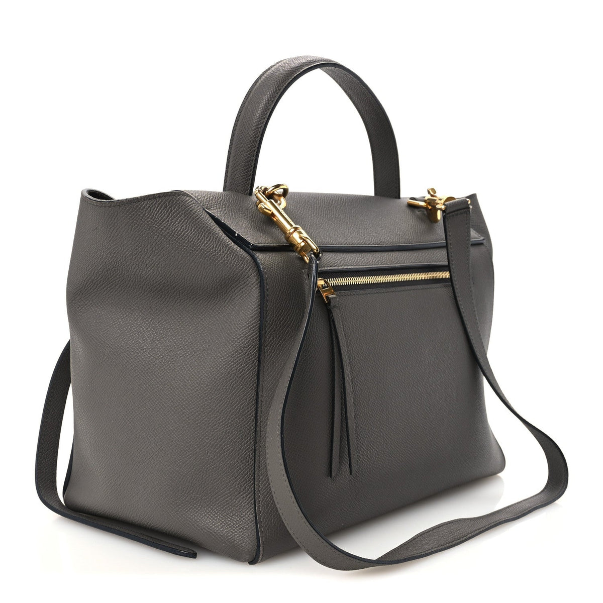 Calfskin Belt Bag - Grey