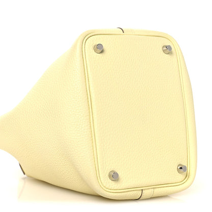 Taurillon Clemence Swift Eclat Picotin L Handbag