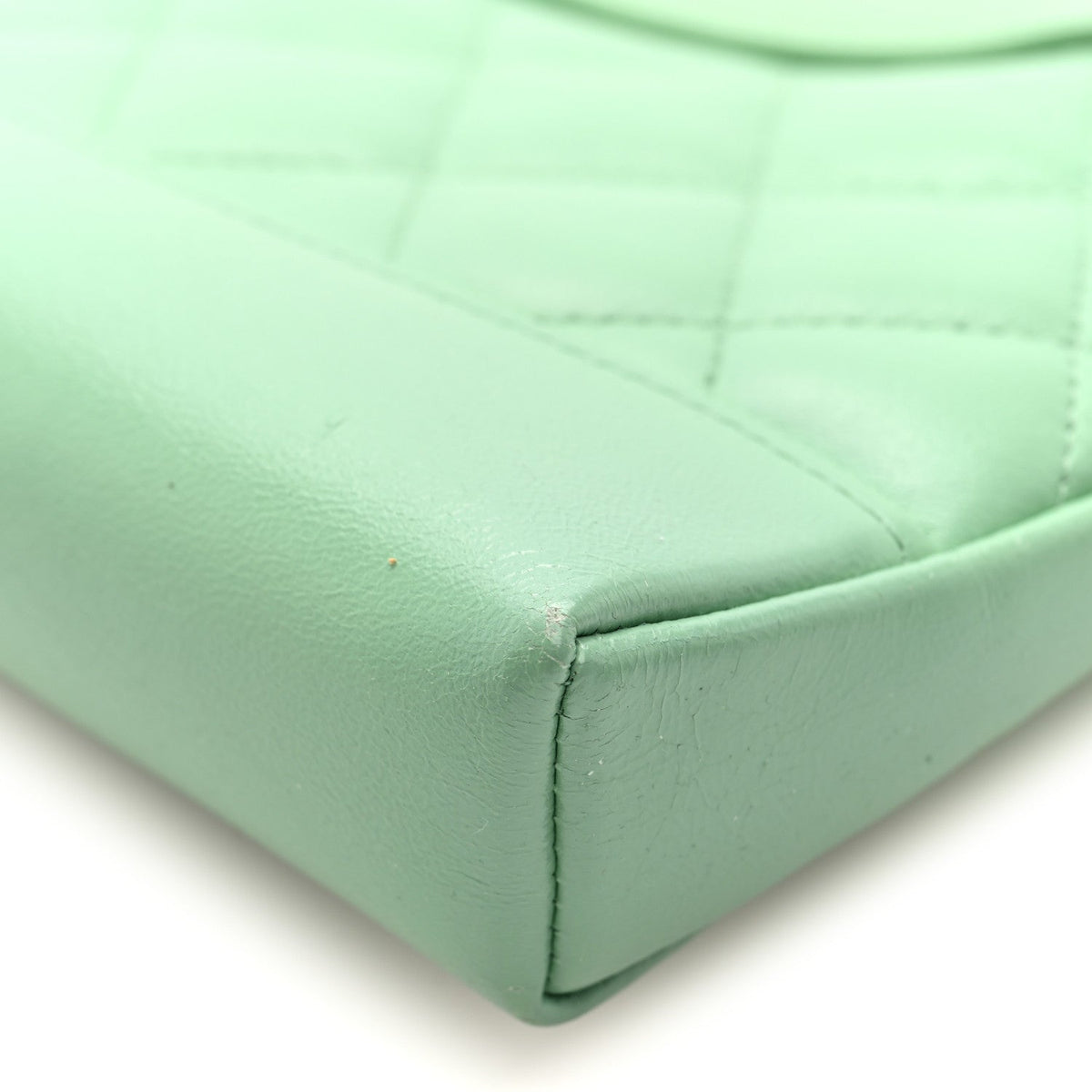 Nano Quilted Lambskin Handbag - Green