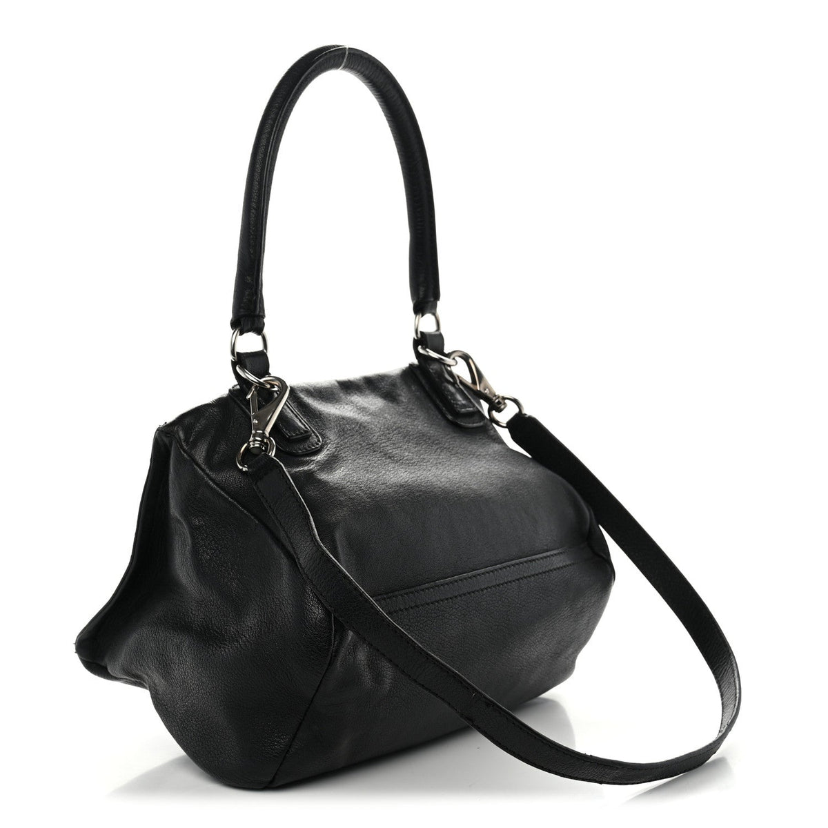Small Goatskin Handbag - Black