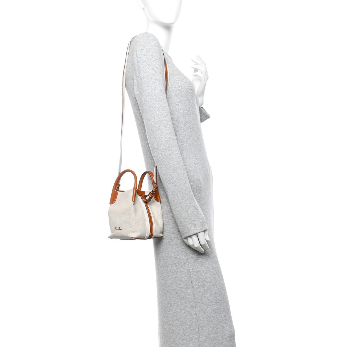 Calfskin Handbag - Natural