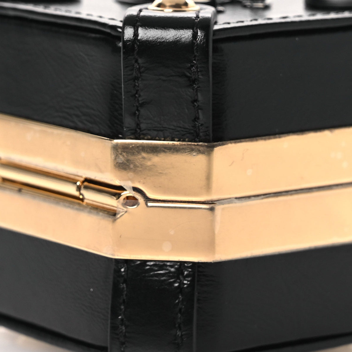 Calfskin Clutch Bag - Black