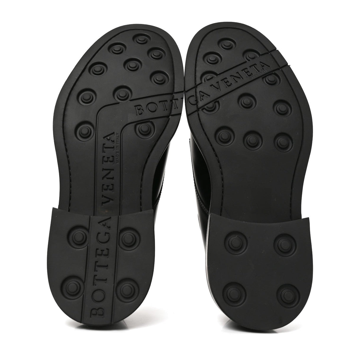 Bottega Veneta Nappa Intrecciato Men's Lagoon Shoes 43.5 Black