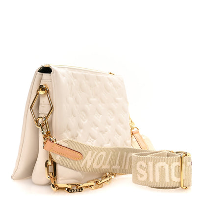 Lambskin Handbag - Beige