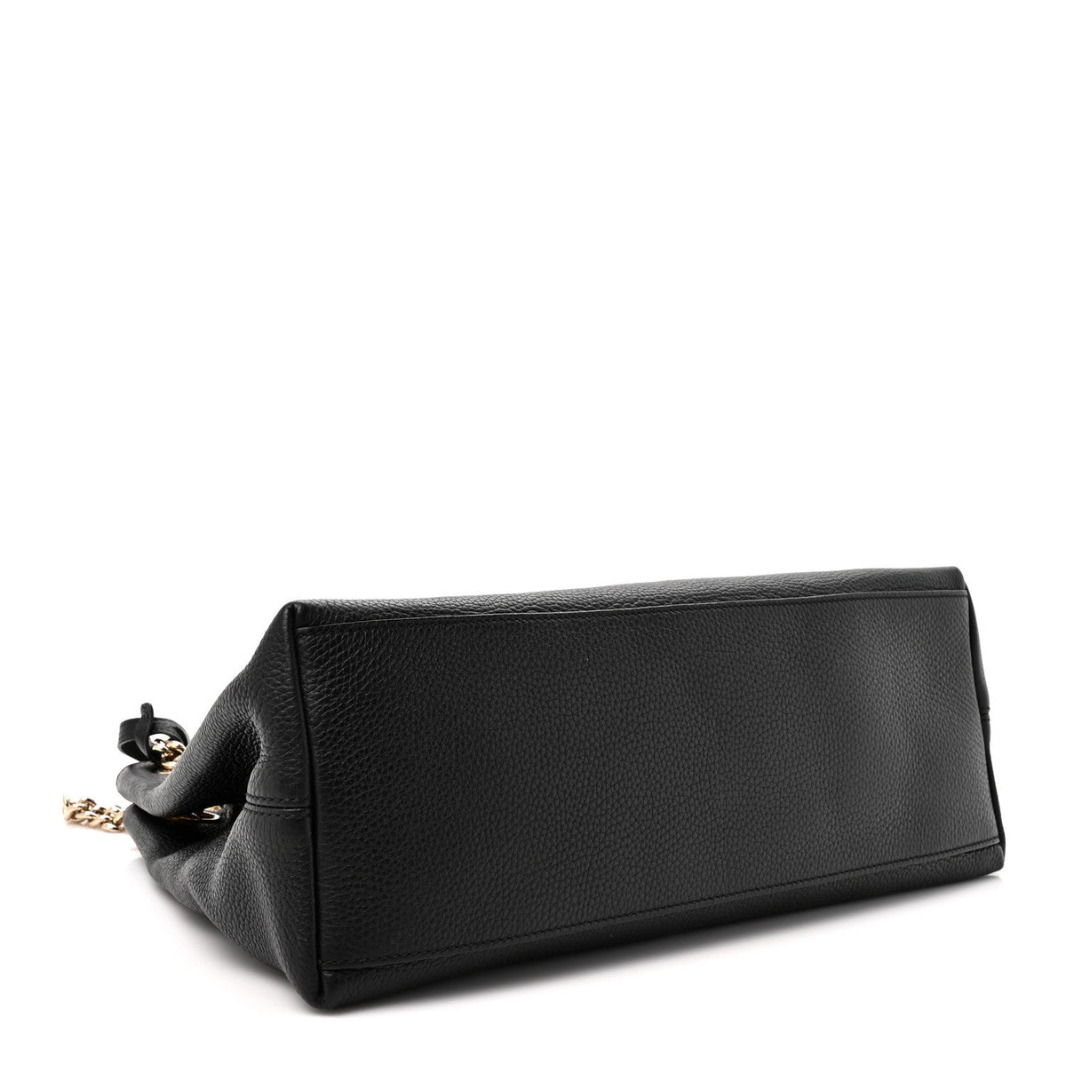 Medium Calfskin Shoulder Bag - Black