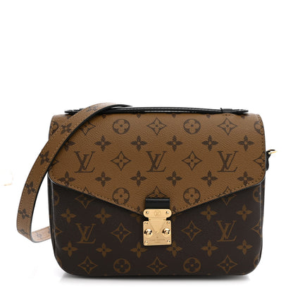 Reverse Monogram Pochette Metis Handbag