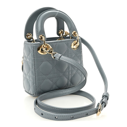 Lambskin Handbag - Blue