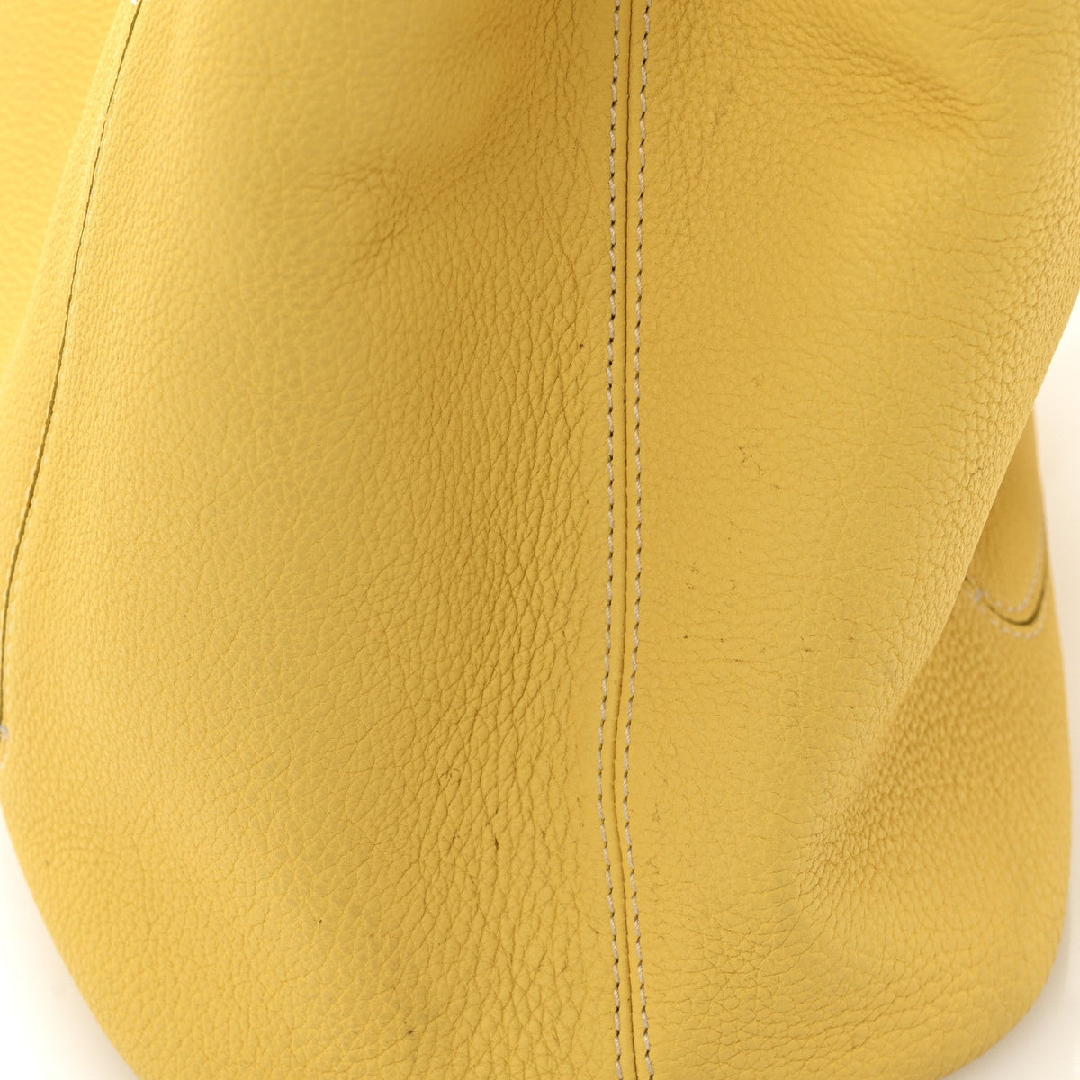 Calfskin Handbag - Yellow