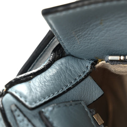 Small Calfskin Handbag - Blue