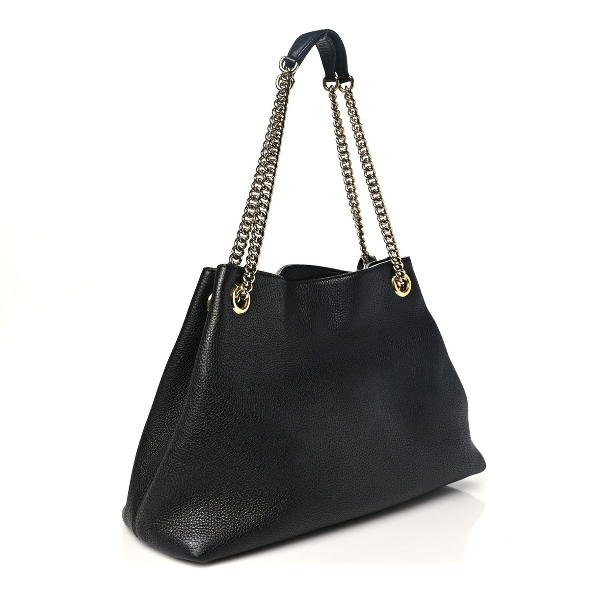 Medium Calfskin Shoulder Bag - Black