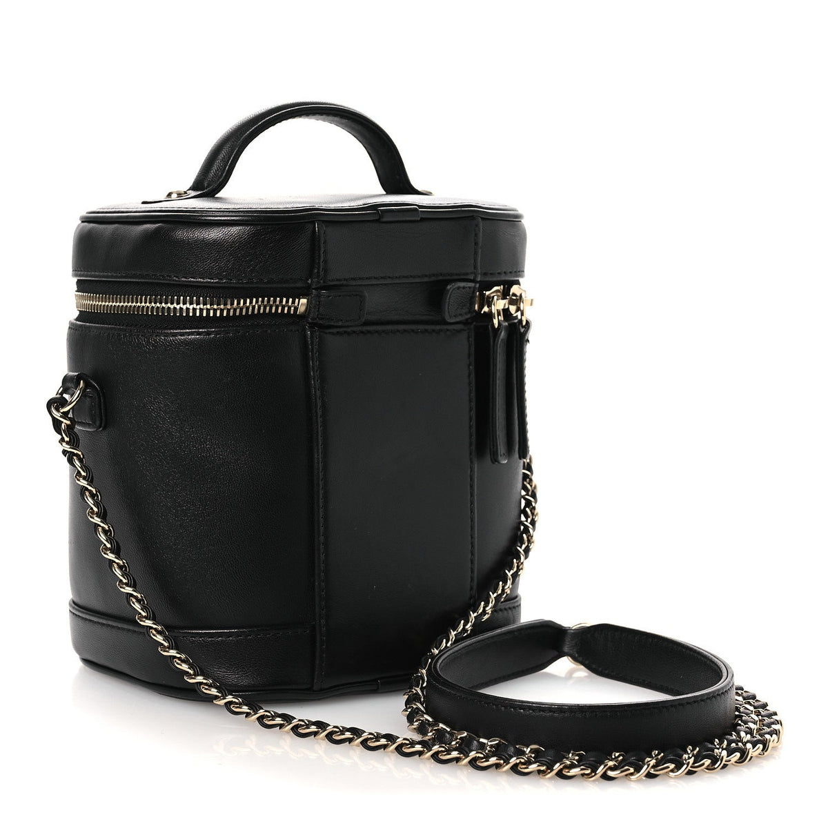 Lambskin Handbag - Black