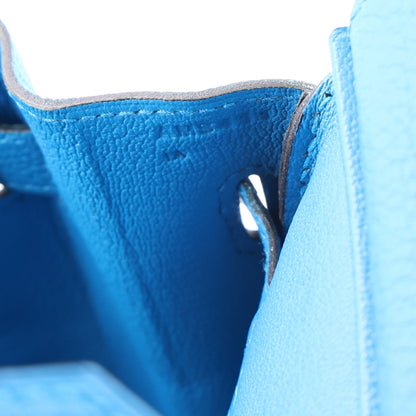 Togo Birkin 30 Bleu Zanzibar Handbag