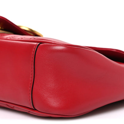 Small Calfskin Shoulder Bag - Red