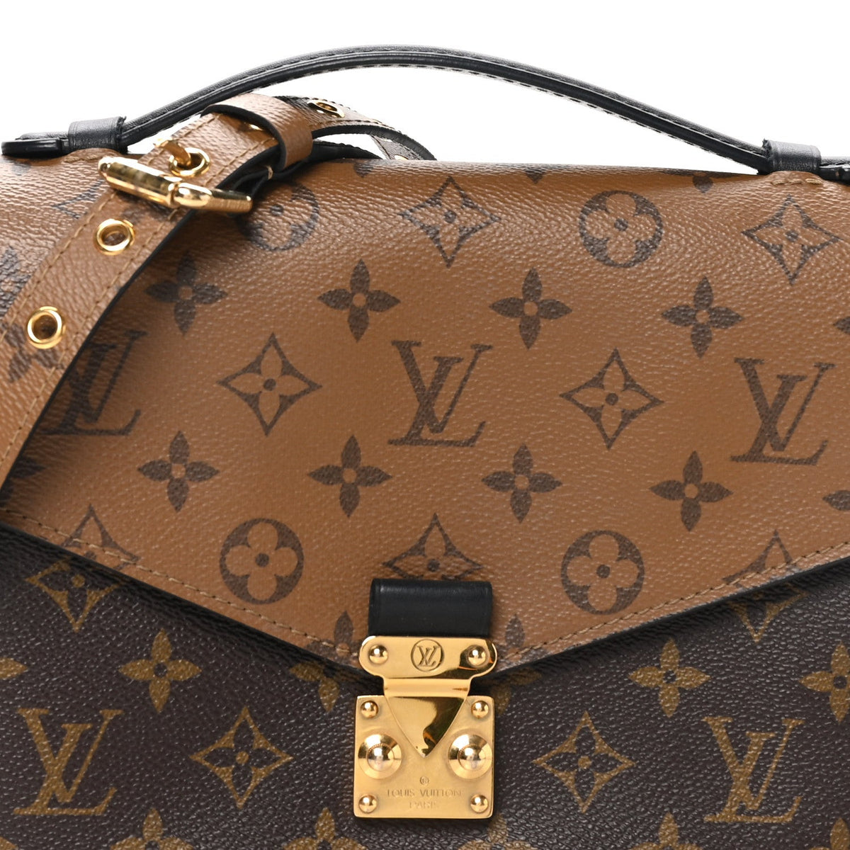 Reverse Monogram Pochette Metis Handbag