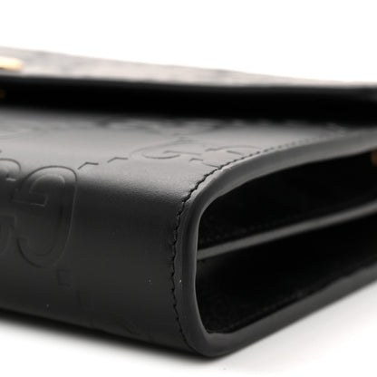 Calfskin Wallet Bag - Black