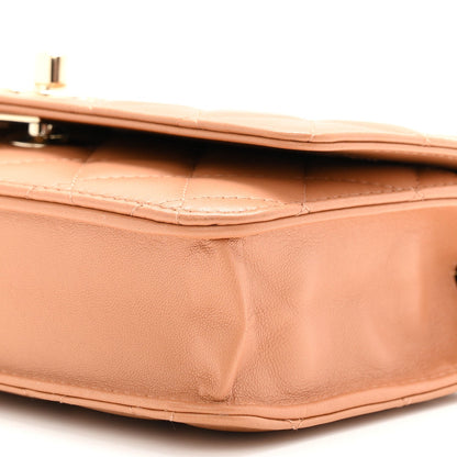 Quilted Lambskin Wallet Bag