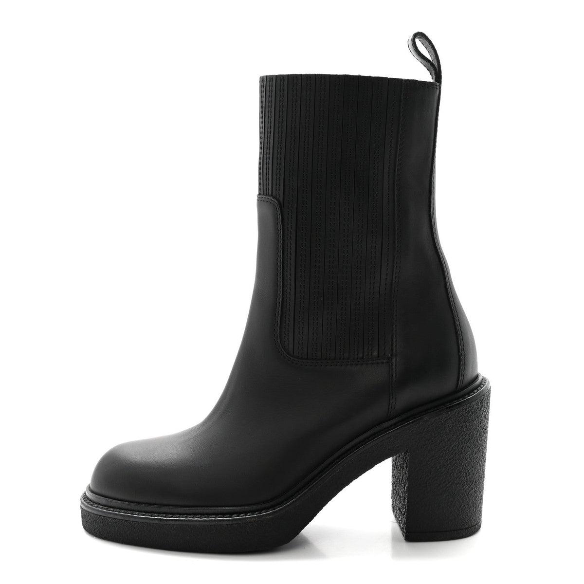 Calfskin Donia Ankle Boots Black