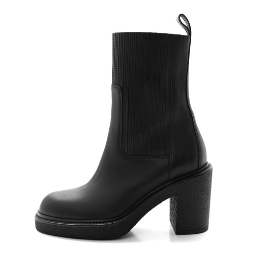 Calfskin Donia Ankle Boots Black