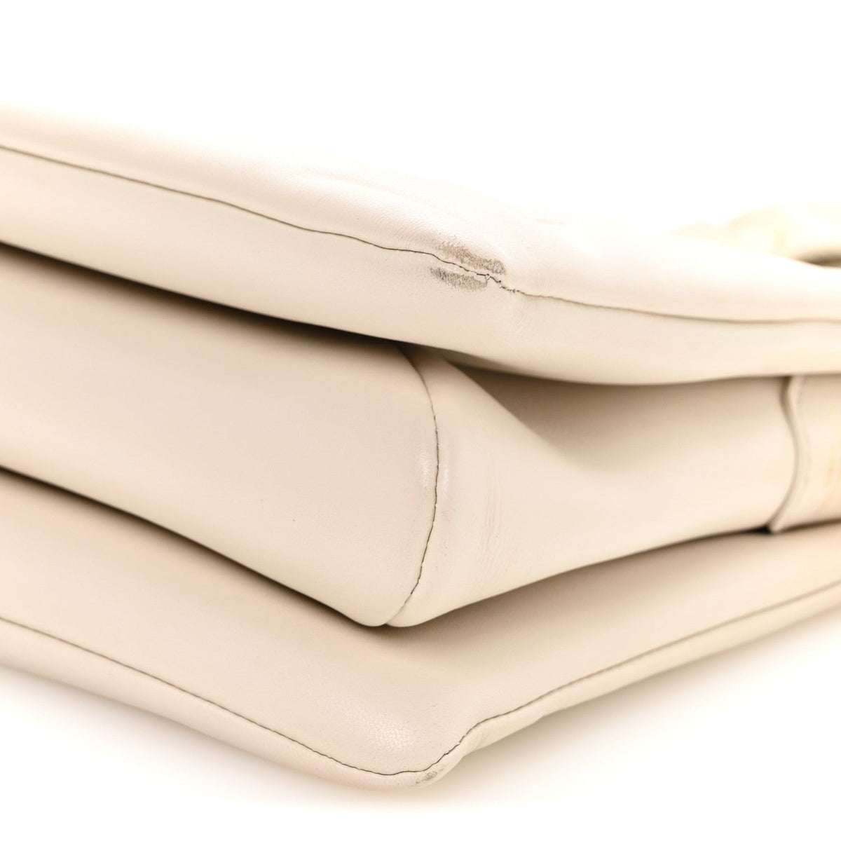 Lambskin Handbag - Beige
