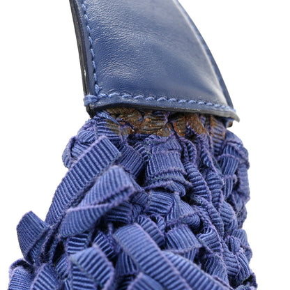 Canvas Shoulder Bag - Blue