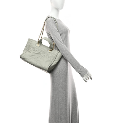 Small Calfskin Tote Bag - Grey