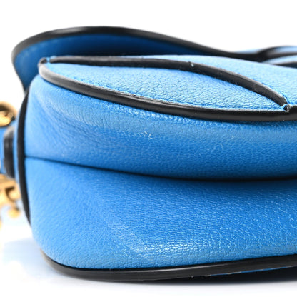 Goatskin Handbag - Blue