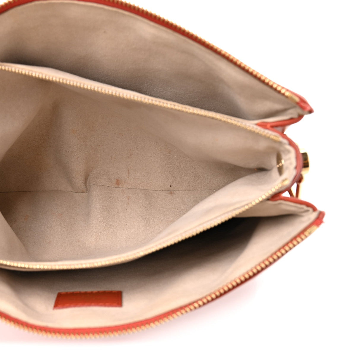 Lambskin Handbag - Brown