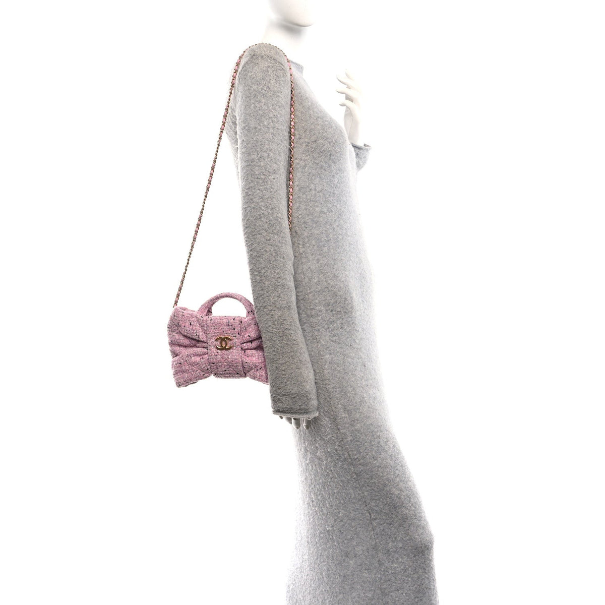 Mini Quilted Handbag - Pink