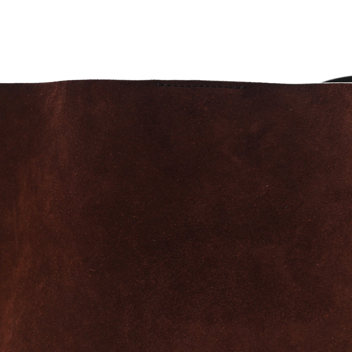 Suede Tote Bag - Chocolate