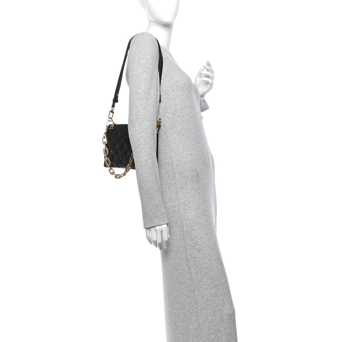Lambskin Handbag - Black