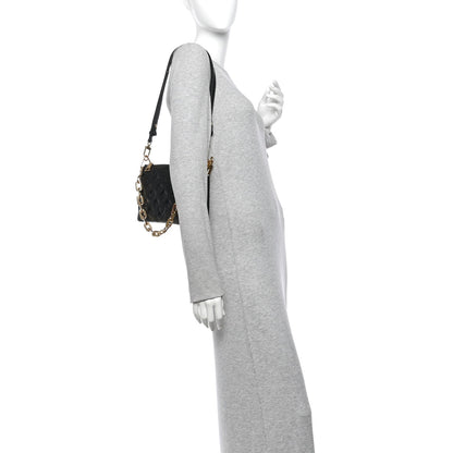 Lambskin Handbag - Black