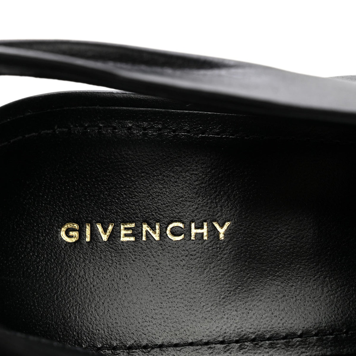 Givenchy Calfskin Women's Beauw Slingback Pumps 36.5 Black