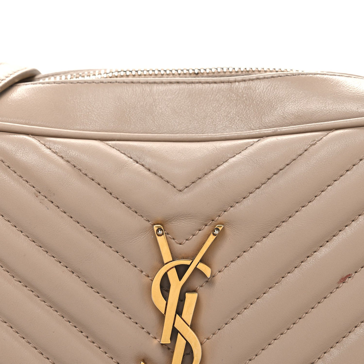 Calfskin Crossbody Bag - Beige