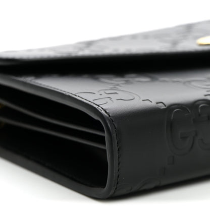 Calfskin Wallet Bag - Black