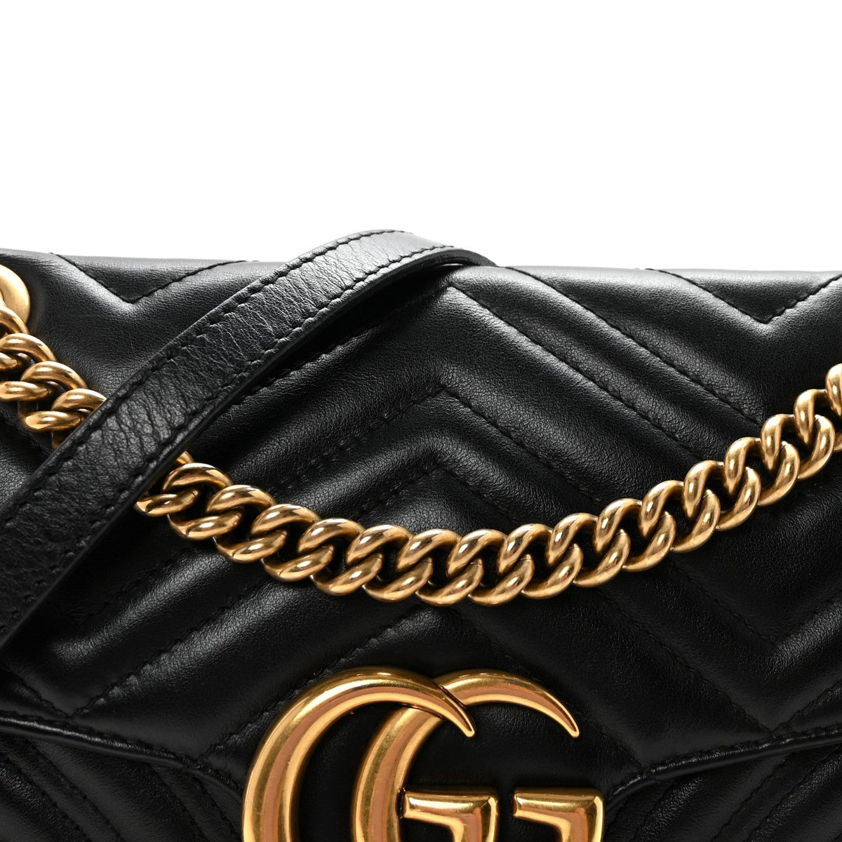 Small Calfskin Shoulder Bag - Black