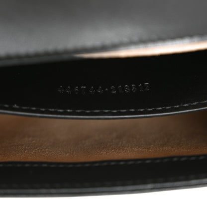 Mini Calfskin Shoulder Bag - Black