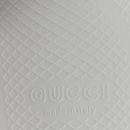 Gucci Rubber Web Men's Slide Sandals 12 White Green Red