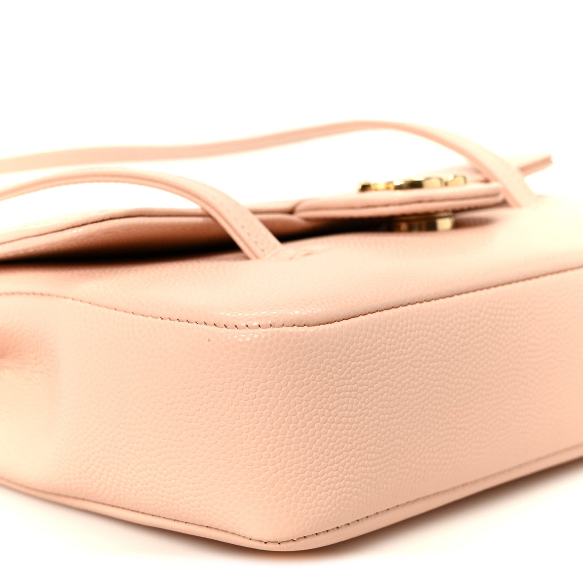 Mini Caviar Shoulder Bag - Pink