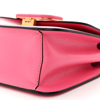 Small Calfskin Shoulder Bag - Pink