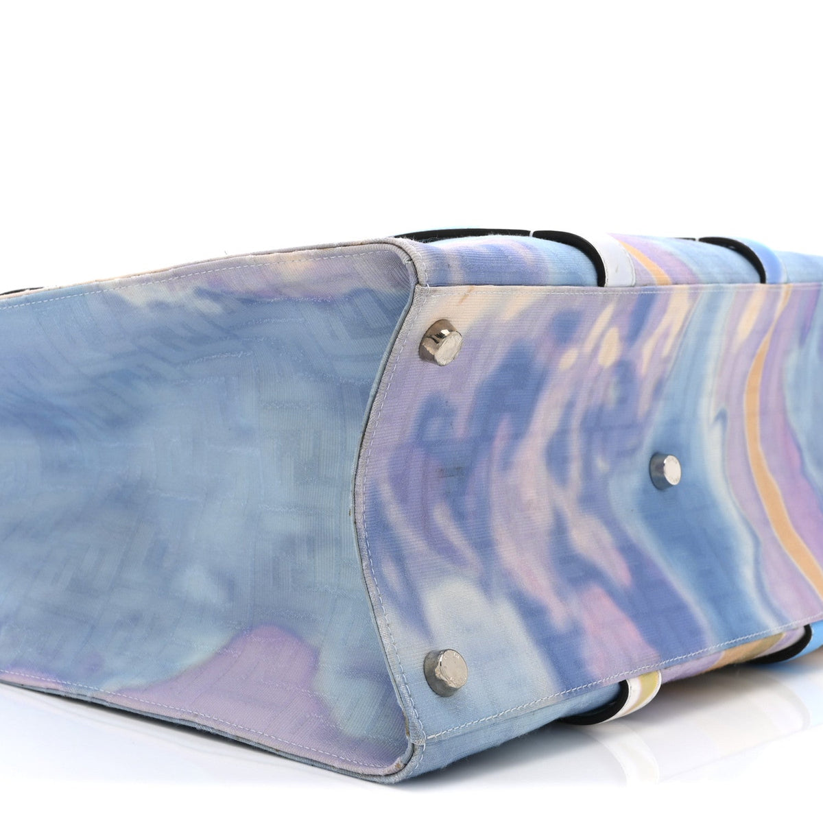 Large Fabric Tote Bag - Light Blue