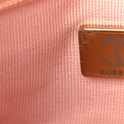 Small Caviar Flap Shoulder Bag - Pink