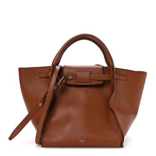 Small Calfskin Handbag - Tan