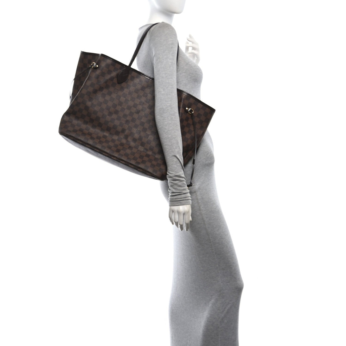 Damier Ebene Neverfull Gm Handbag
