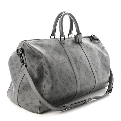 Calfskin Duffel Bag - Gray