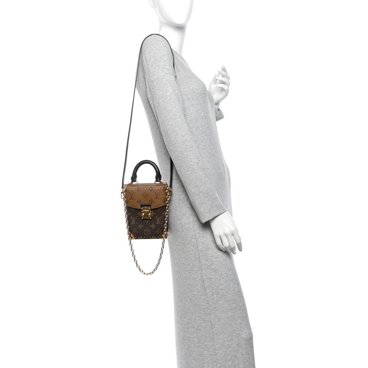 Reverse Monogram Camera Box Nm Handbag