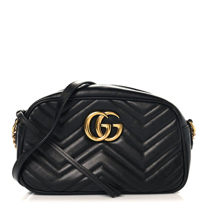 Small Calfskin Shoulder Bag - Black