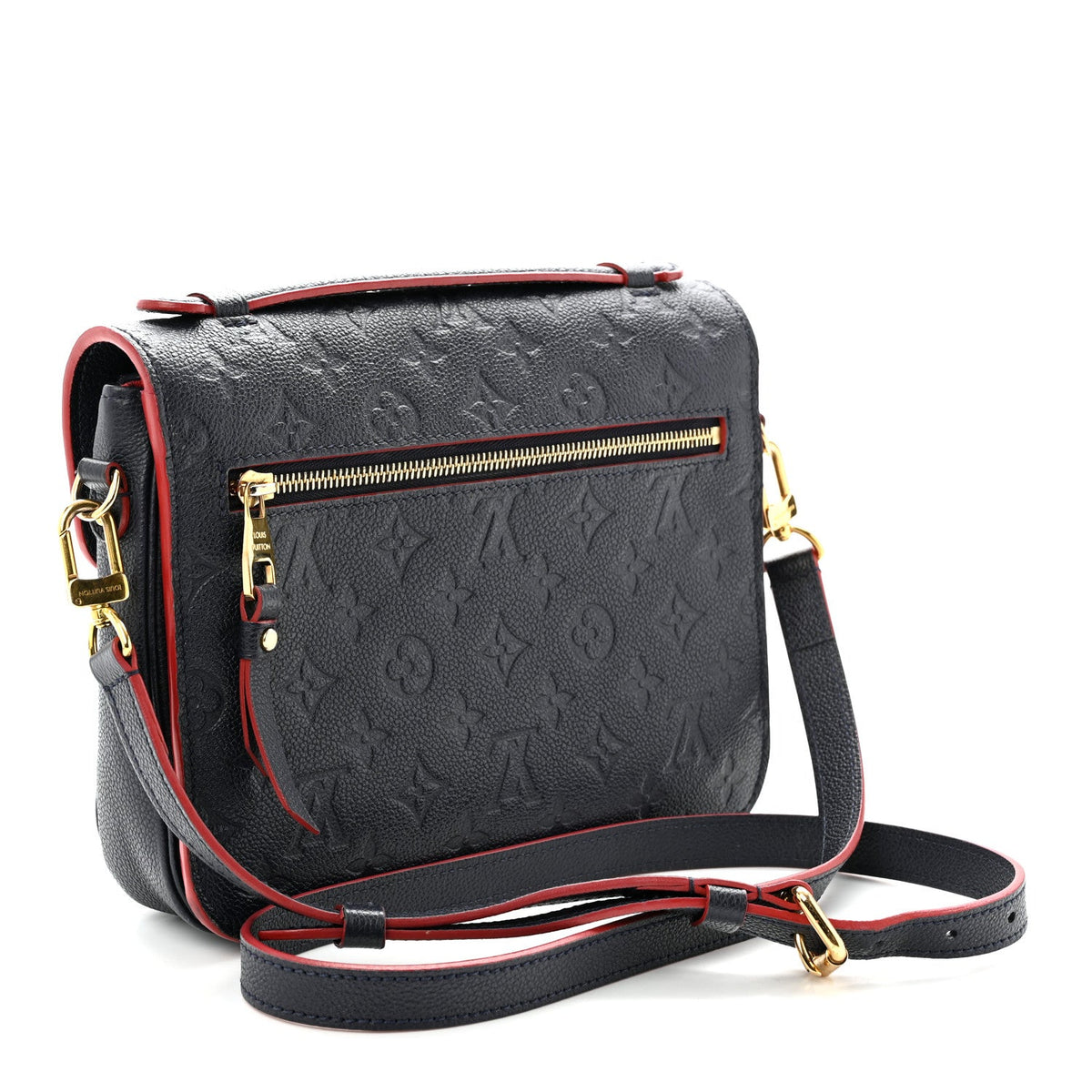 Empreinte Pochette Metis Marine Rouge Handbag