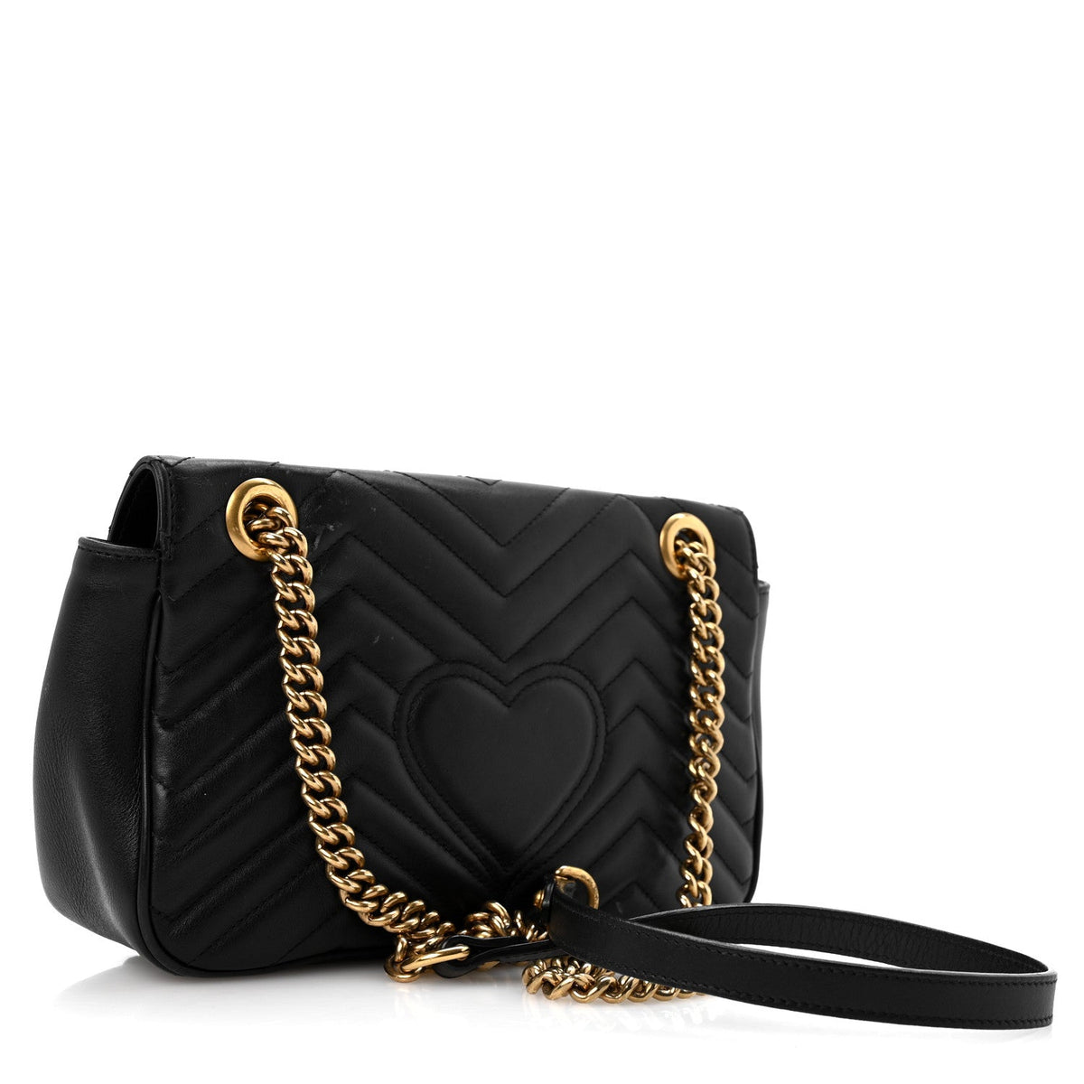 Small Calfskin Shoulder Bag - Black