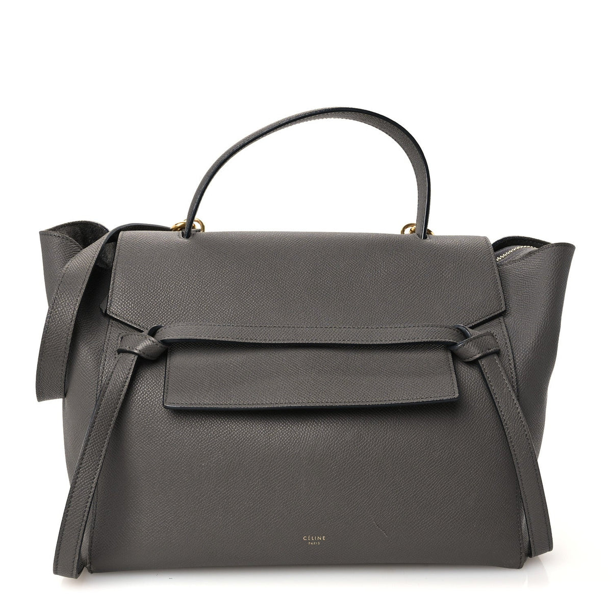 Calfskin Belt Bag - Grey