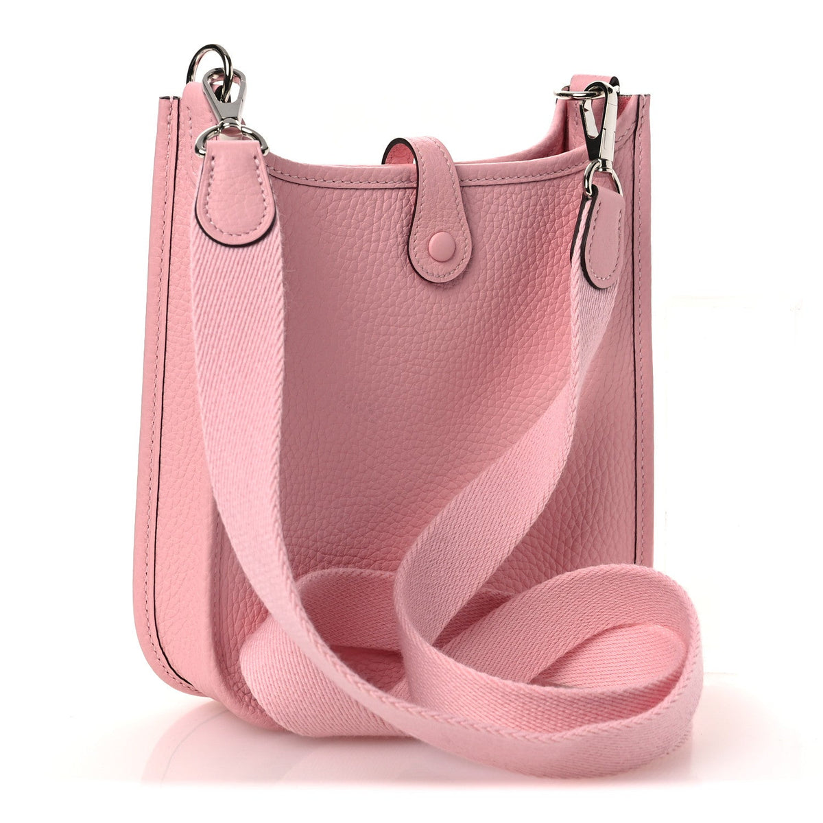 Taurillon Clemence Evelyne Tpm Rose Saku Handbag